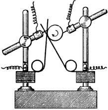 Gray 1921, p. 683: Thomson-Searles's Strobed Commutator: Internal contacts with wheel removed.